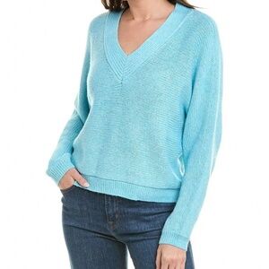 Cabi Frosty Pullover Blue Sweater Size Medium Brand New